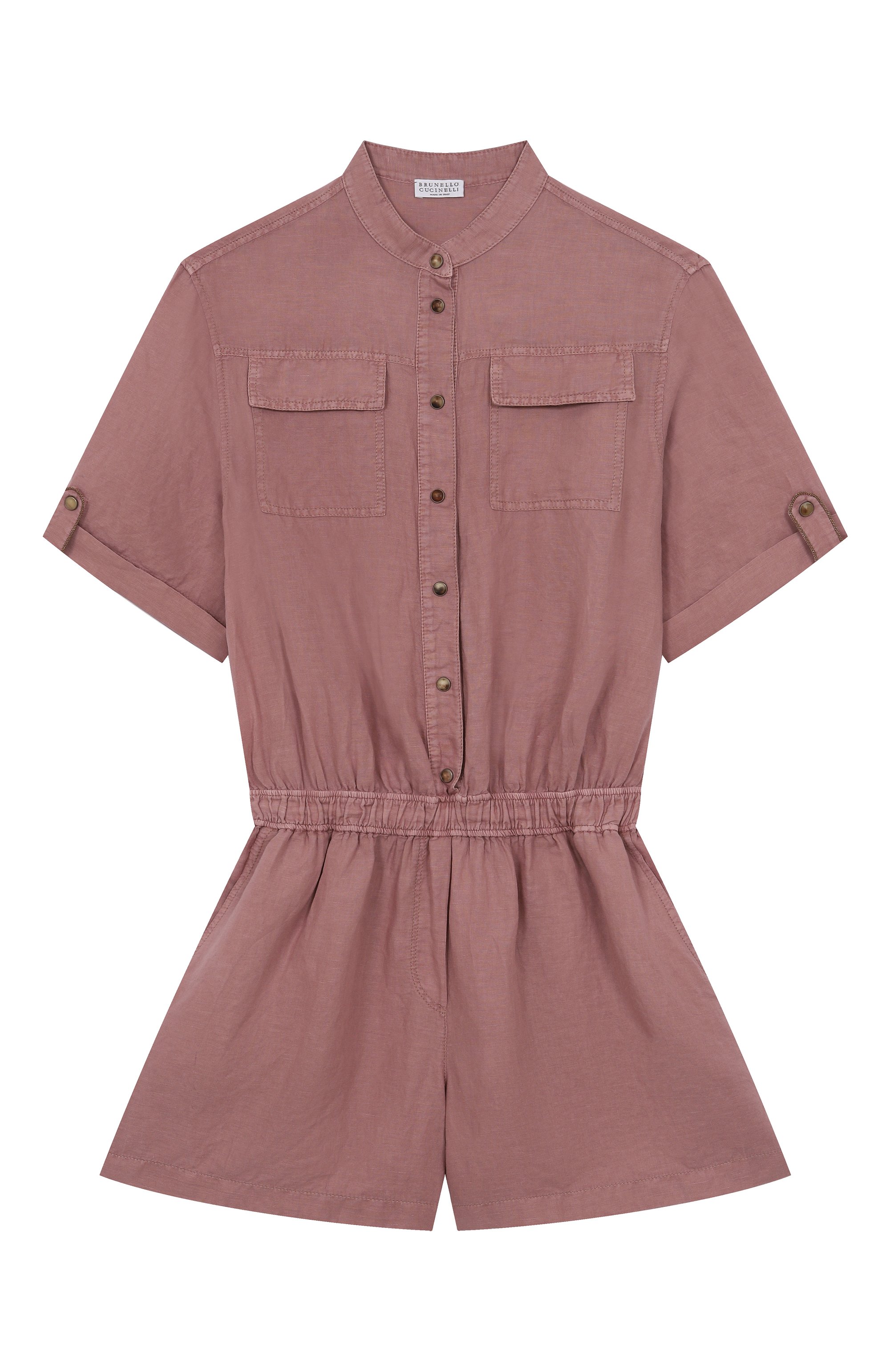 Комбинезон изо льна и хлопка BRUNELLO CUCINELLI, арт. BD698Q411C, фото 1