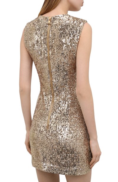 Платье с пайетками BALMAIN, арт. VF16095/X444, фото 4