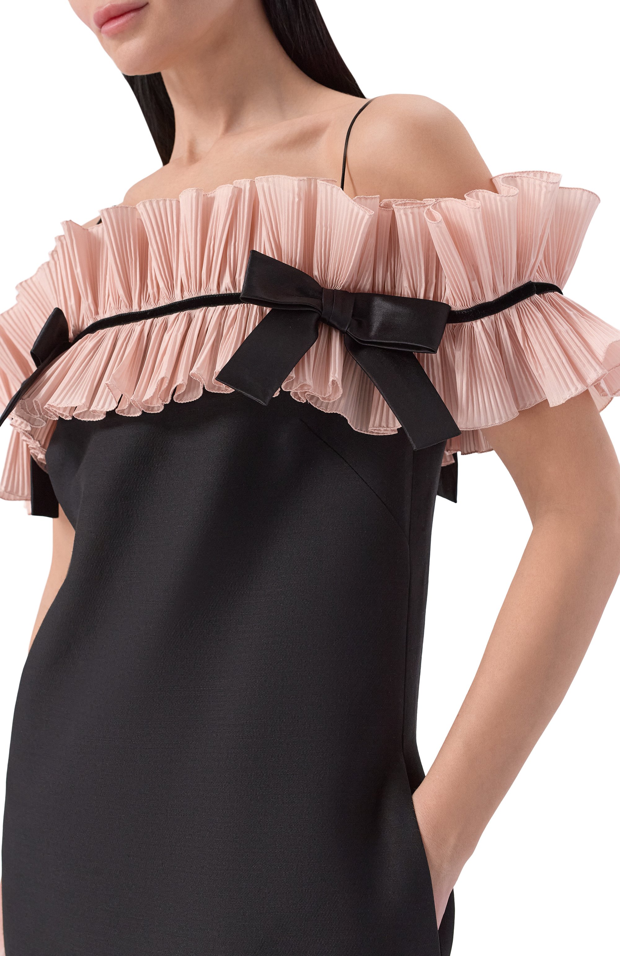 Шелковое платье VALENTINO, арт. 8B3VAHQ0/1CF, фото 4