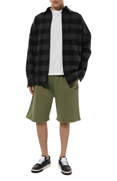 Хлопковые шорты OFF-WHITE, арт. 0MCI013F24FLE003, фото 2