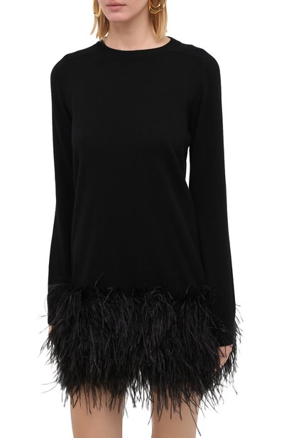 Кашемировое платье SAINT LAURENT, арт. 632196/YATC2, фото 3