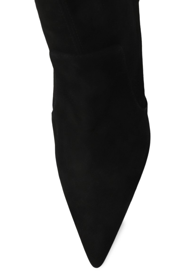 Замшевые ботильоны stuart 100 STUART WEITZMAN, арт. S6985, фото 4