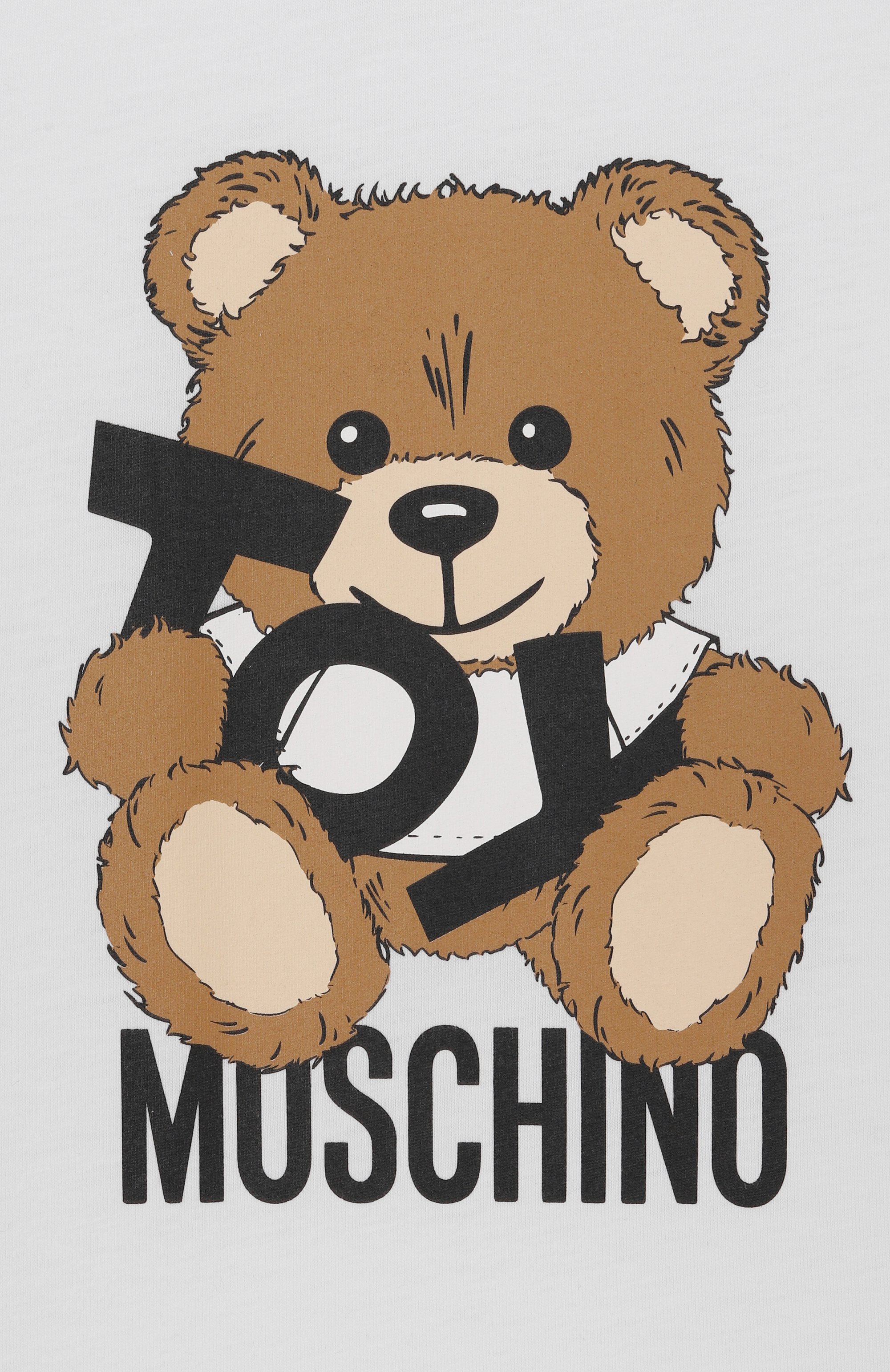 Хлопковая футболка MOSCHINO, арт. H9M04K/LAA03/4-8, фото 3