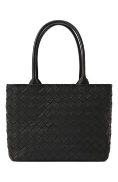 Женская сумка BOTTEGA VENETA черного цвета, арт. 600887/V3UH3 | Фото 6 (Материал: Натуральная кожа; Размер: medium; Материал сплава: Проставлено; Драгоценные камни: Проставлено)