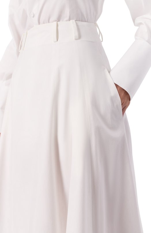 Хлопковая юбка Armarium ARMFWSK19/C003 Белый  ARMFWSK19/C003 Фото 5