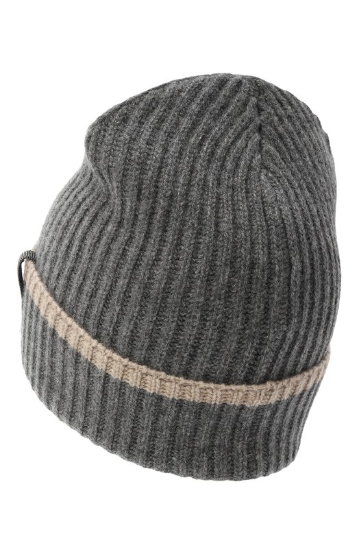 Кашемировая шапка Brunello Cucinelli M12504979 Серый  M12504979 Фото 3