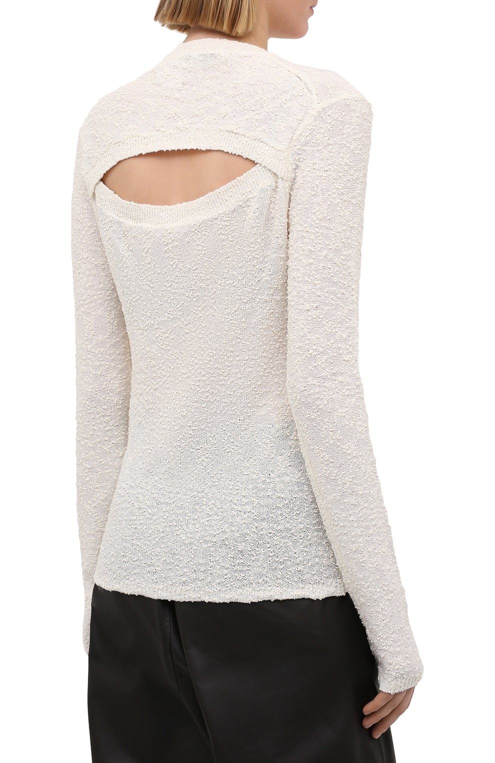 Хлопковый пуловер PROENZA SCHOULER WHITE LABEL, арт. WL2127572-KC085, фото 4