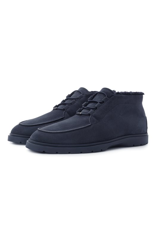 Замшевые ботинки Tod’s XXM59K0JL91RE0 Синий XXM59K0JL91RE0