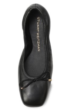Кожаные балетки bardot bow STUART WEITZMAN, арт. SG577, фото 4