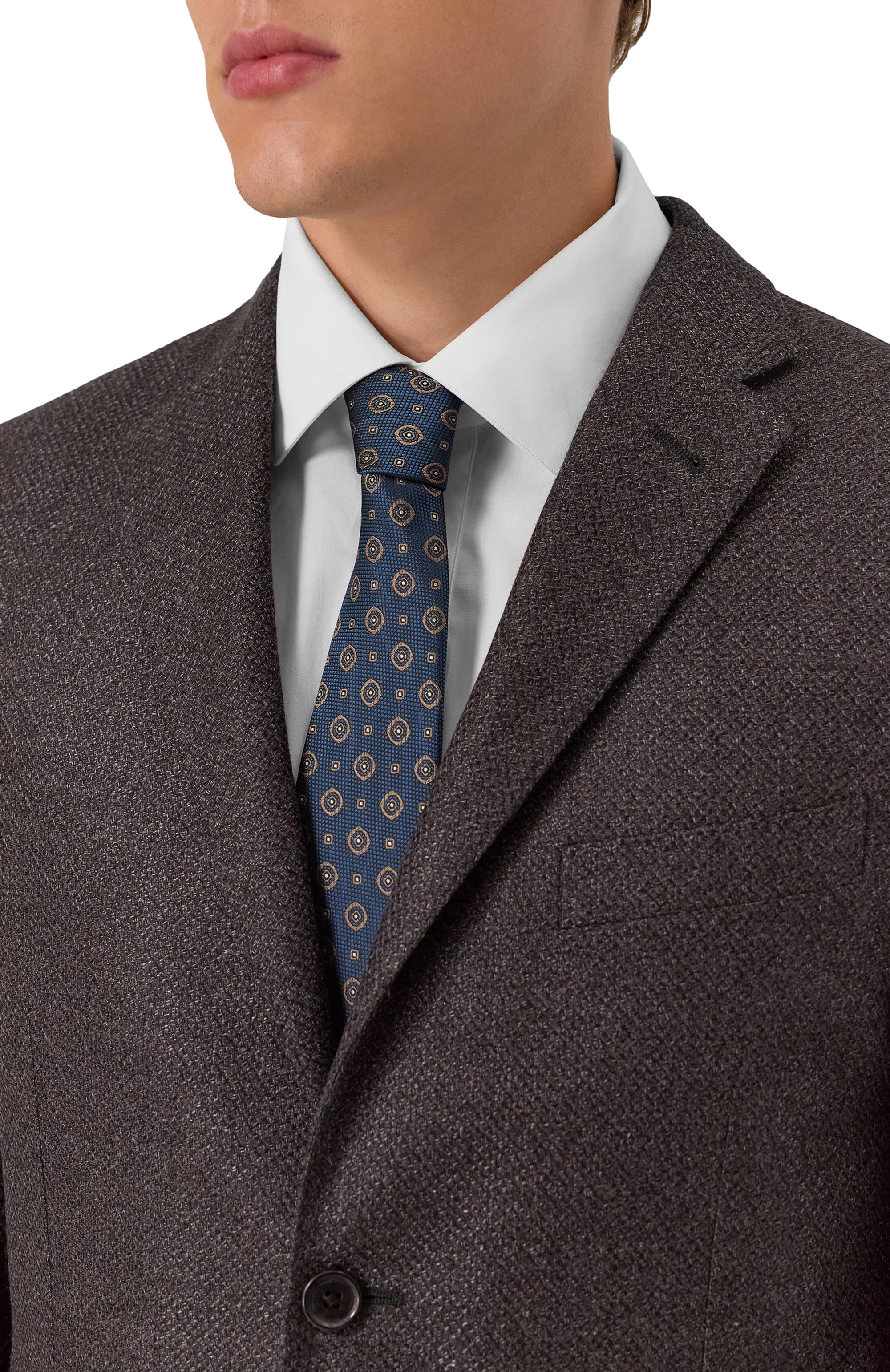 Шелковый галстук CANALI, арт. 18/HJ04426, фото 2