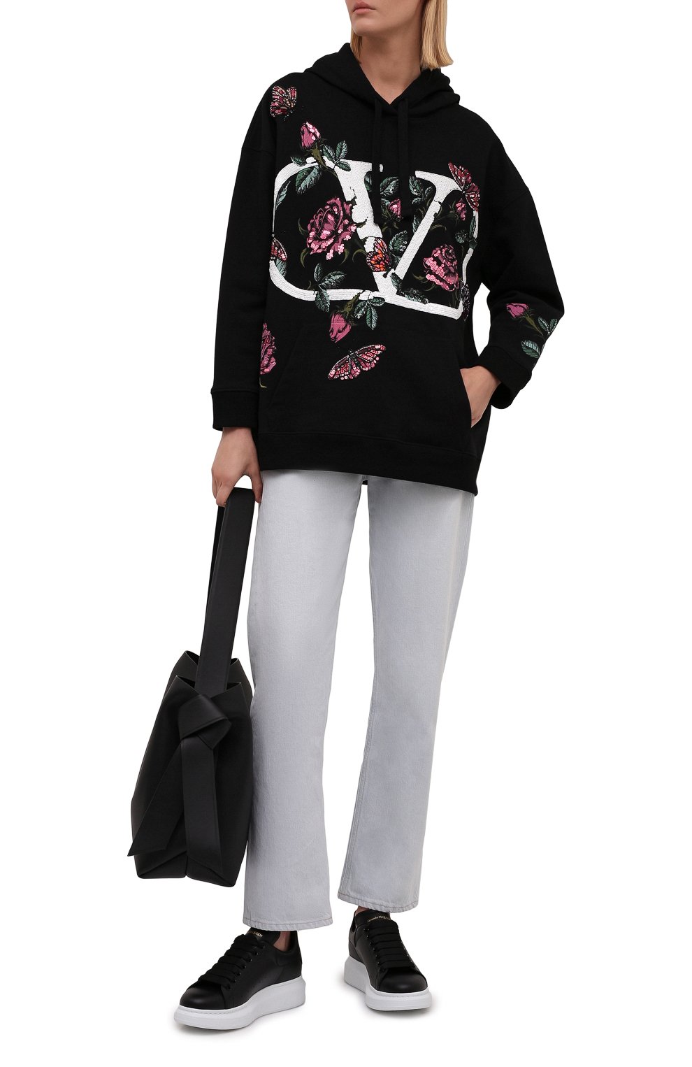 Кожаные кеды oversized ALEXANDER MCQUEEN, арт. 553770/WHGP0, фото 2