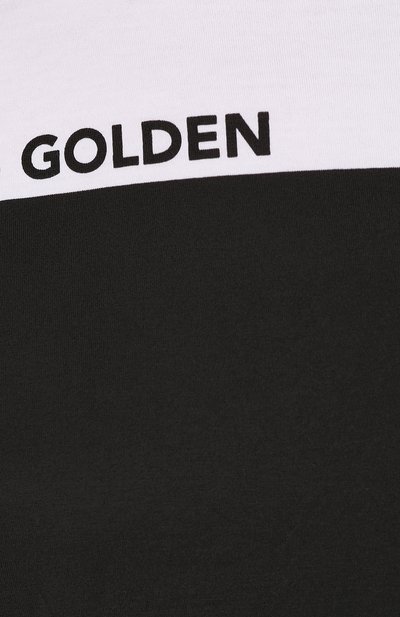 Хлопковая футболка GOLDEN GOOSE DELUXE BRAND белого цвета по цене 14550 руб., арт. G34WP026.F1, фото 5 Хлопковая футболка GOLDEN GOOSE DELUXE BRAND, арт. G34WP026.F1, фото 5