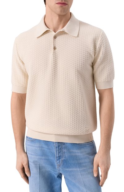 Хлопковое поло DOLCE & GABBANA, арт. GXZ02Z/JBCFB, фото 3