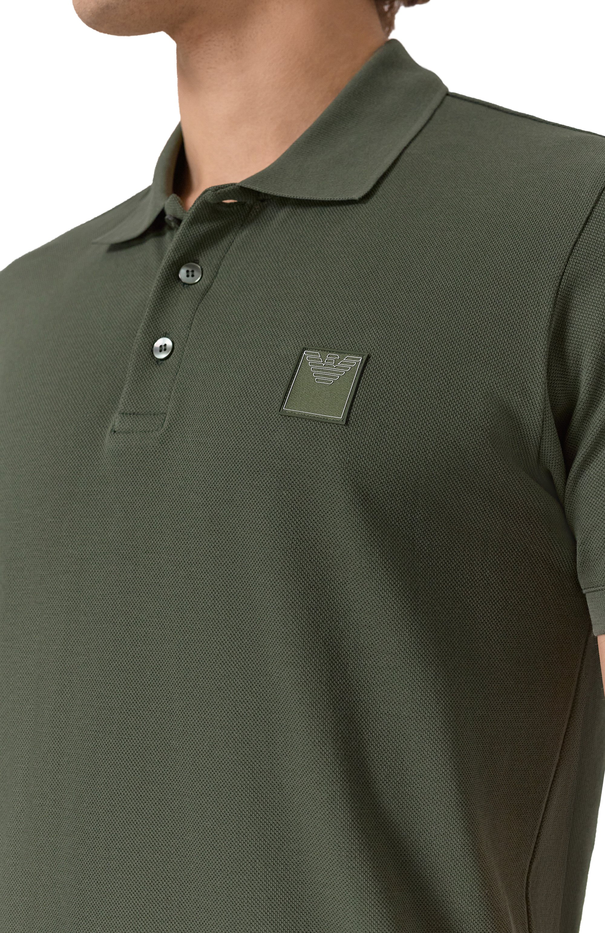 Хлопковое поло EMPORIO ARMANI, арт. EM000571/AF12336, фото 5
