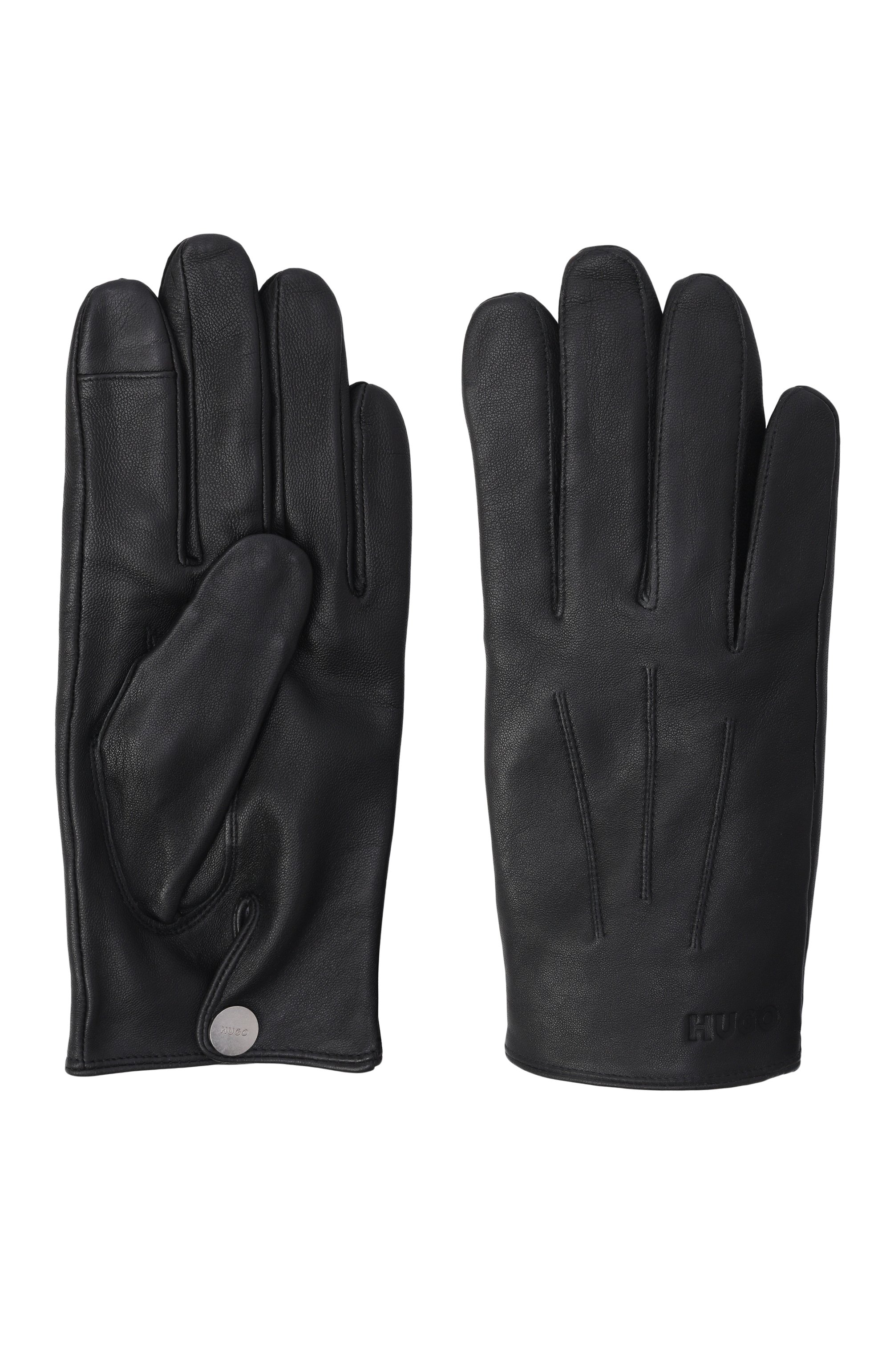 Кожаные перчатки HUGO, арт. 50497086, фото 2
