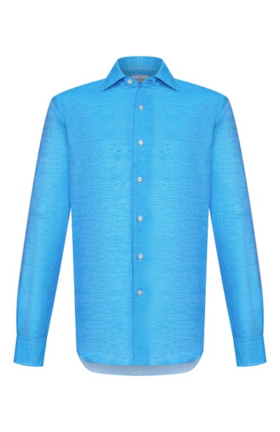 Мужская рубашка из хлопка и льна ALESSANDRO GHERARDI, арт. D0UBLE/7670