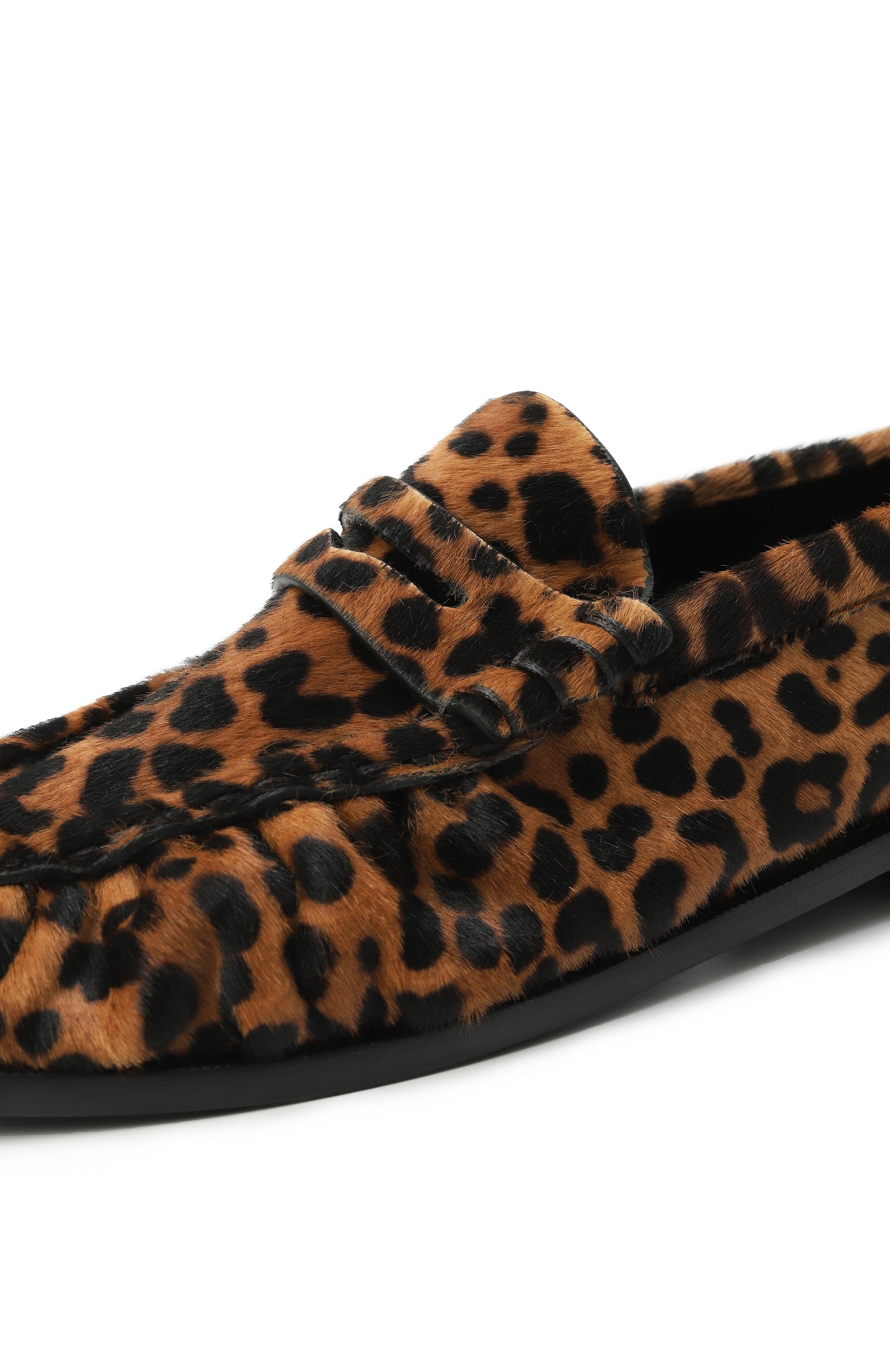 Меховые пенни-лоферы le loafer SAINT LAURENT, арт. 818917/AAEPF, фото 7