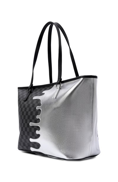 Сумка silver side drip black check SPRAYGROUND, арт. 910T8930NSZ/SILVER SIDE DRIP BLACK CHECK T0TE