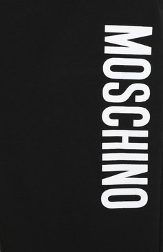 Детские хлопковые джоггеры MOSCHINO черного цвета, арт. H0P02Y/LDA26/10A-14A | Фото 3 (Материал внешний: Хлопок; Мальчики Кросс-КТ: Брюки-одежда, Джоггеры-одежда; Региональные ограничения белый список (Axapta Mercury): RU; Нос: Не проставлено; Ростовка одежда: 10 - 11 лет | 140 - 146см, 12 лет | 152 см, 13 - 15 лет | 158 см)