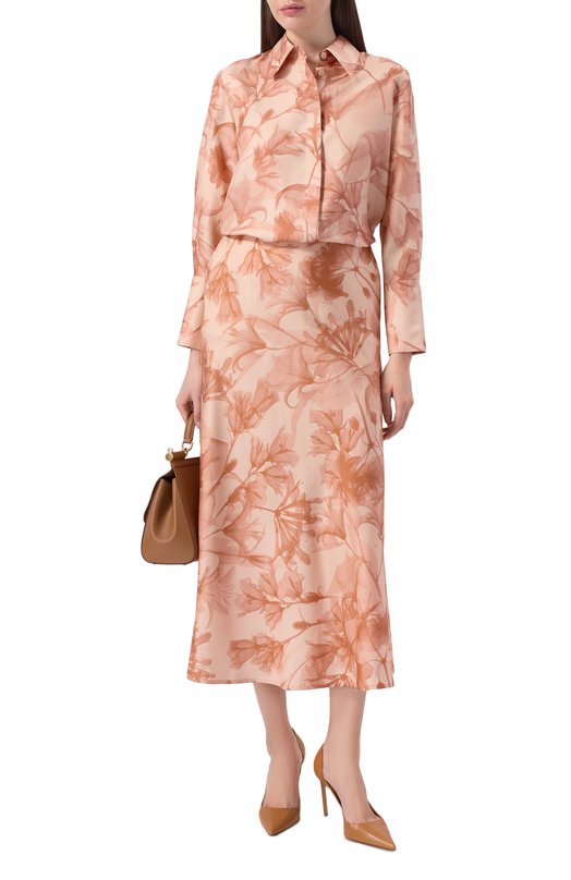 Шелковая юбка Colombo GN00147/TF/T0666-11-2F Розовый  GN00147/TF/T0666-11-2F Фото 2