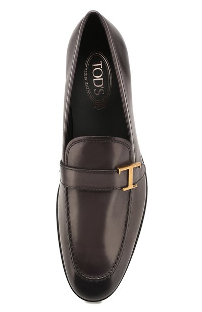 Кожаные лоферы TOD’S темно-синего цвета по цене 72400 руб., арт. XXM86A0CV81NF5, фото 5 Кожаные лоферы TOD’S, арт. XXM86A0CV81NF5, фото 5