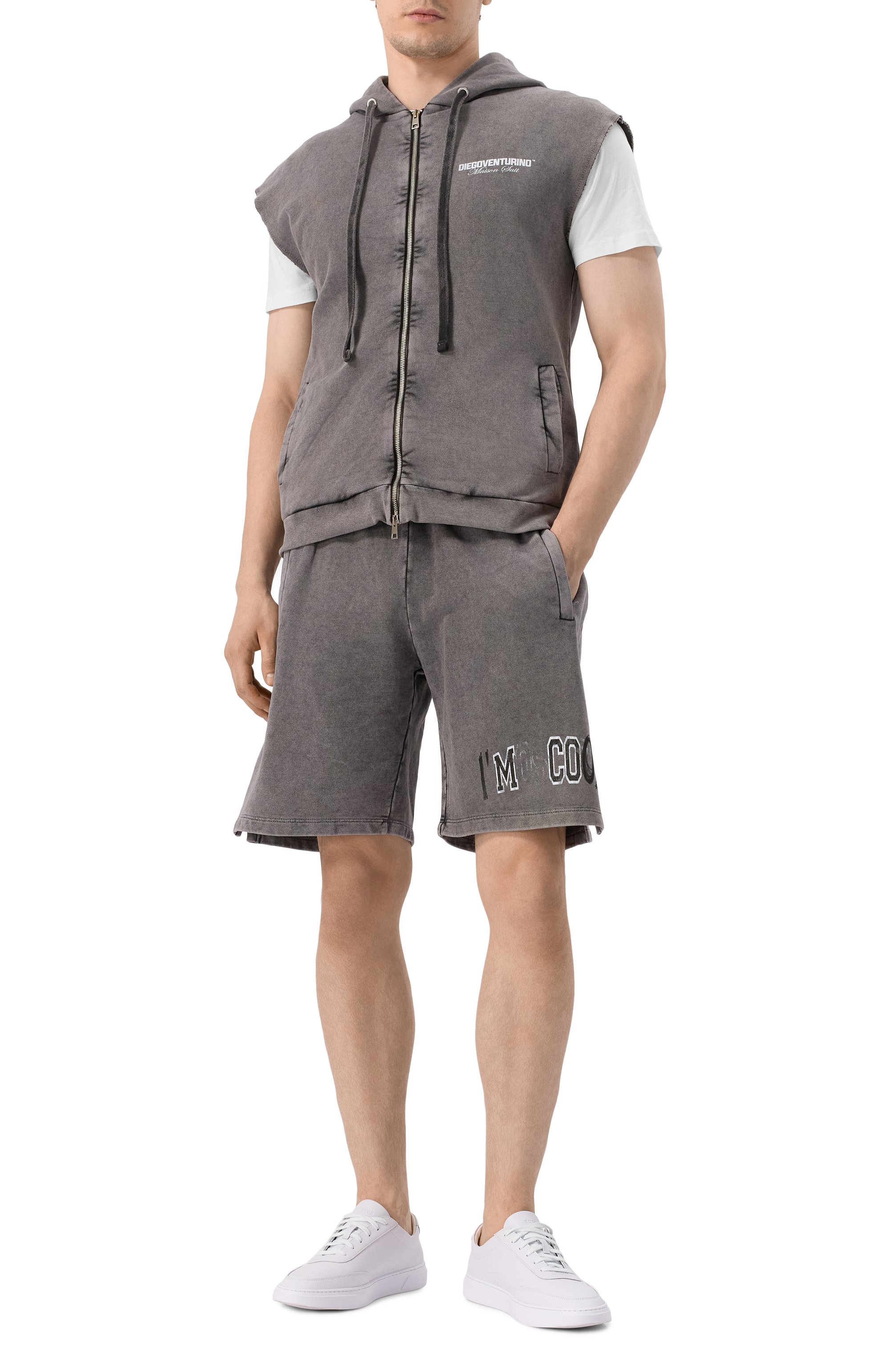 Хлопковые шорты DIEGO VENTURINO, арт. DVSRTC00L, фото 2