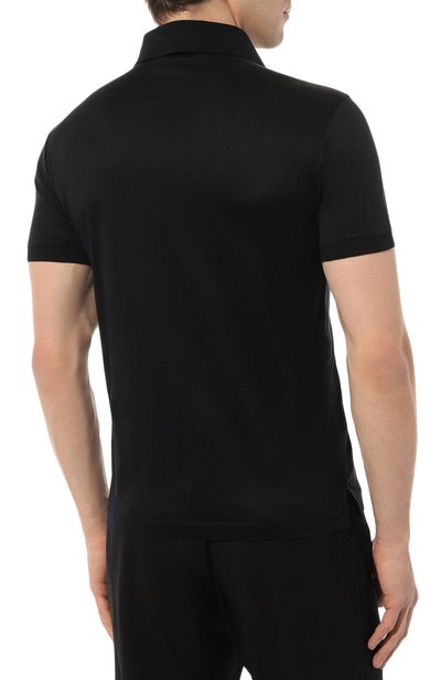 Поло из лиоцелла и хлопка EMPORIO ARMANI, арт. 8N1F98/1JUVZ, фото 4