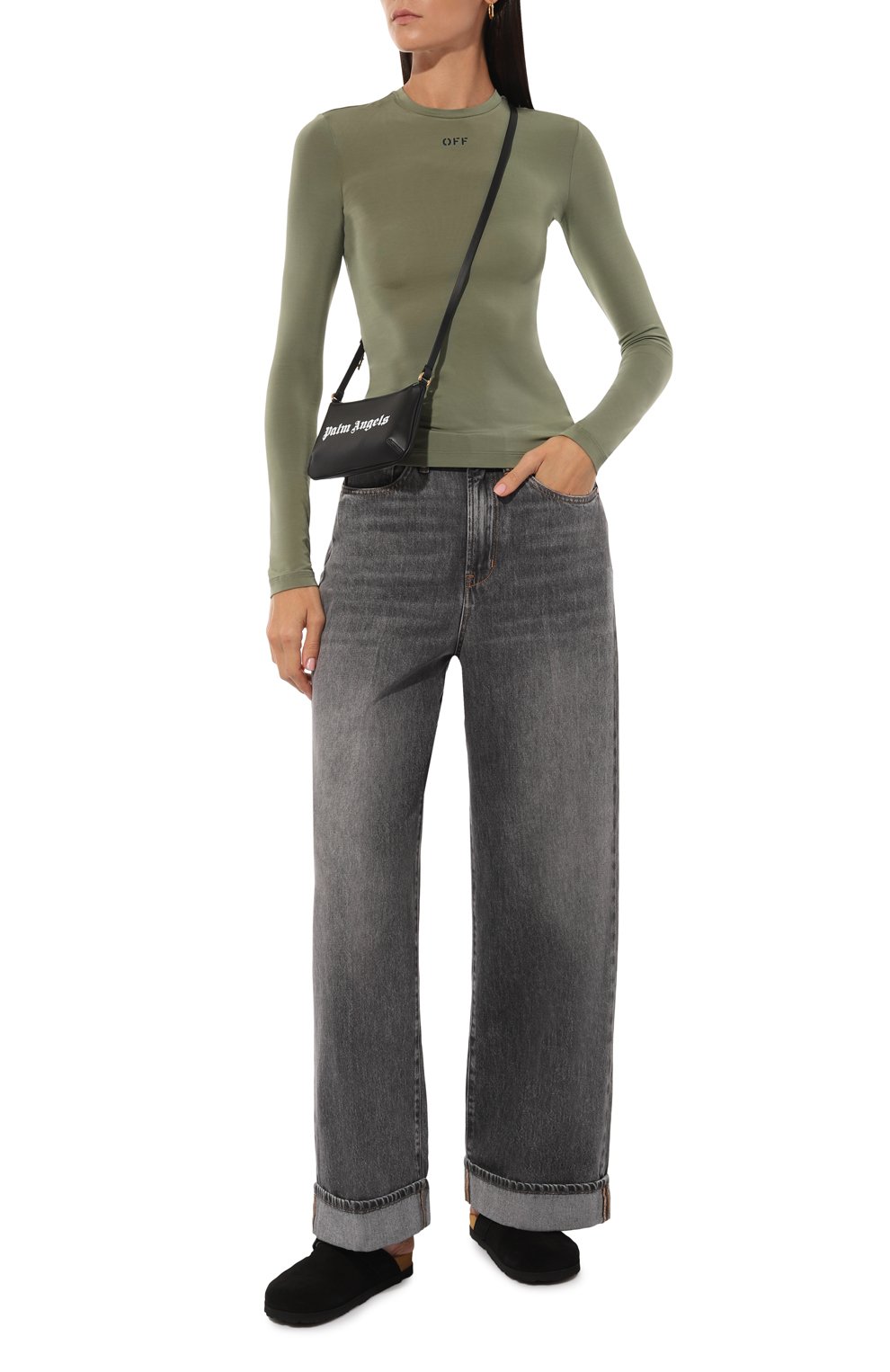 Сумка giorgina mini PALM ANGELS, арт. PWNX006F24LEA002, фото 7