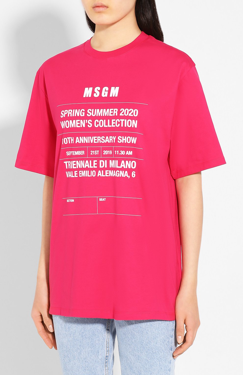 Хлопковая футболка MSGM, арт. 2842MDM273 207498, фото 3