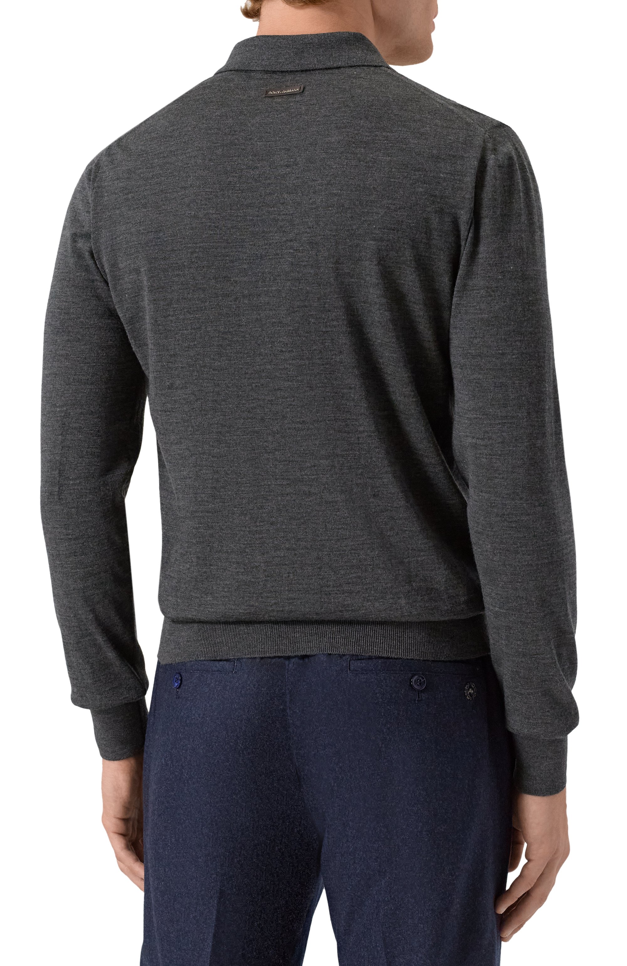 Шерстяное поло DOLCE & GABBANA, арт. GXZ25T/JCVZS, фото 4