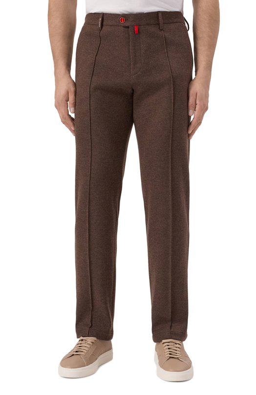 Кашемировые брюки Kiton UFFPBRK0150G08 Коричневый  UFFPBRK0150G08 Фото 3