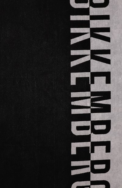 Хлопковое полотенце DIRK BIKKEMBERGS черного цвета по цене 7915 руб., арт. BKK2MTW01, фото 3 Хлопковое полотенце DIRK BIKKEMBERGS, арт. BKK2MTW01, фото 3