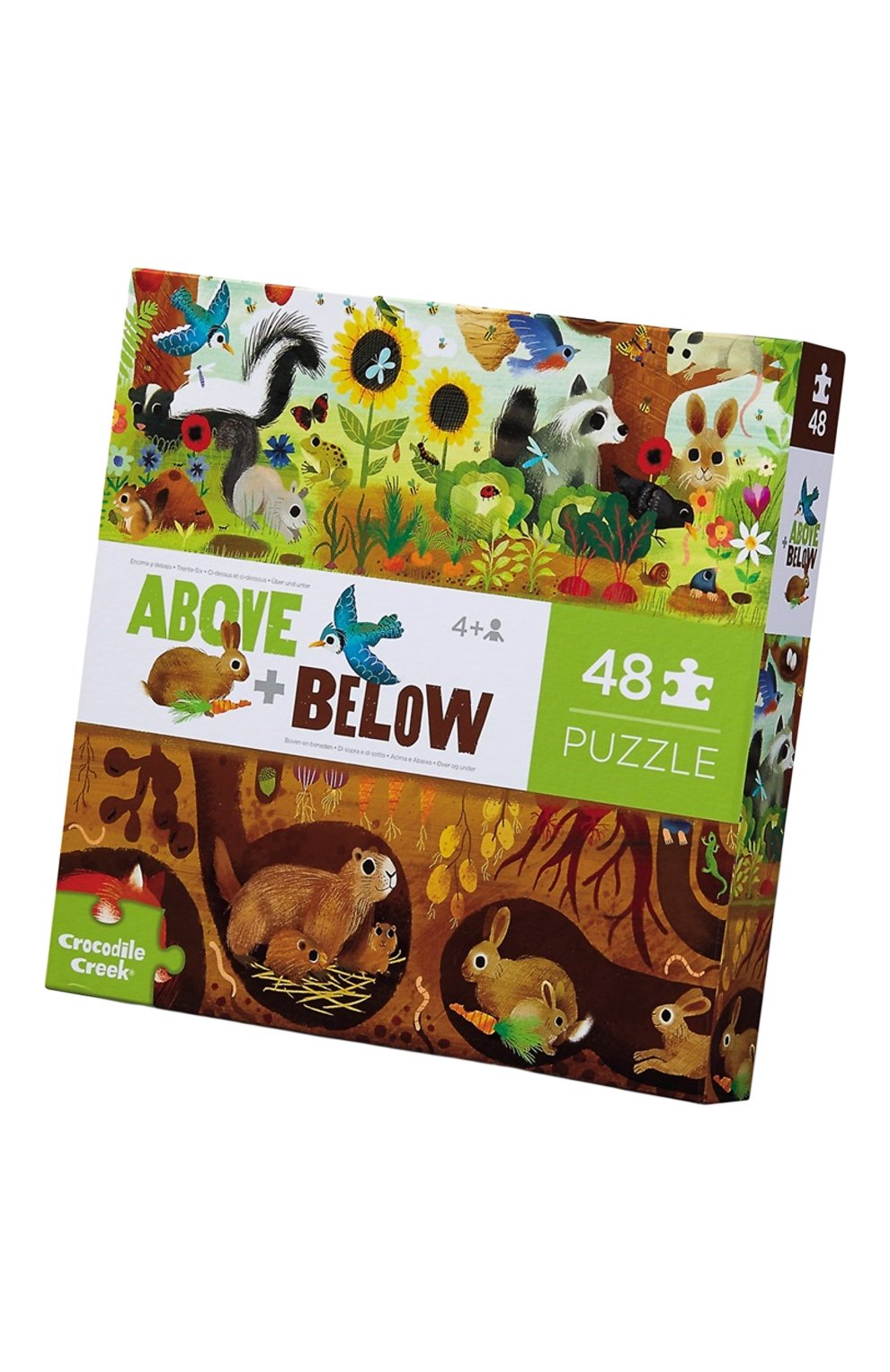 Пазл над и под в лесу 48 деталей CROCODILE CREEK, арт. 76002, фото 2