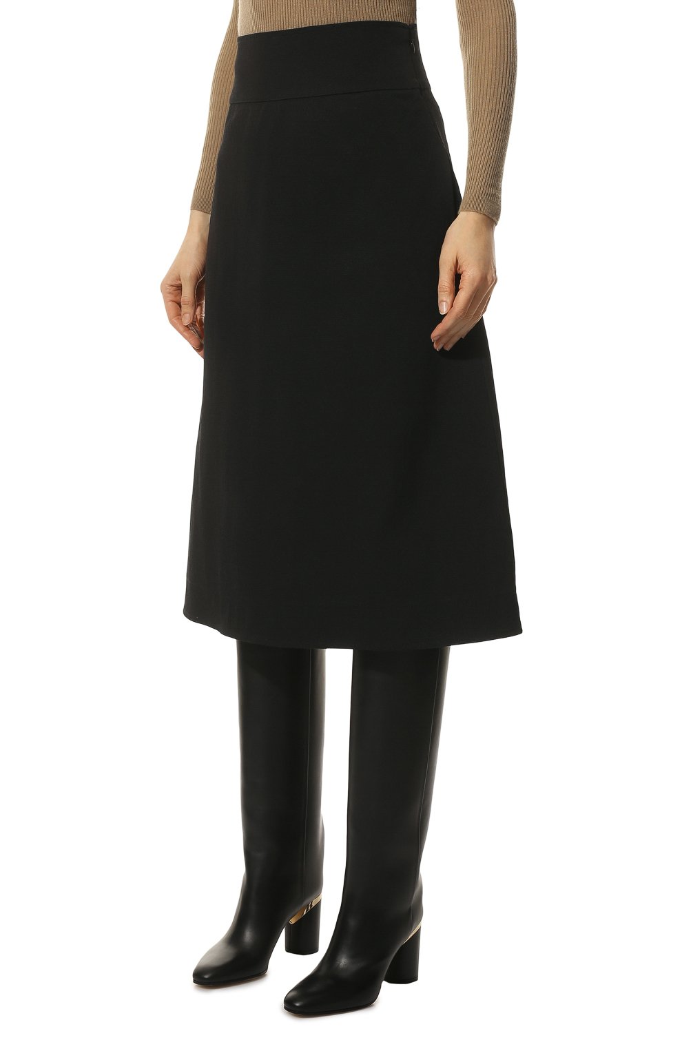 Юбка из вискозы и хлопка JIL SANDER, арт. JSPU725017-WU393008, фото 3