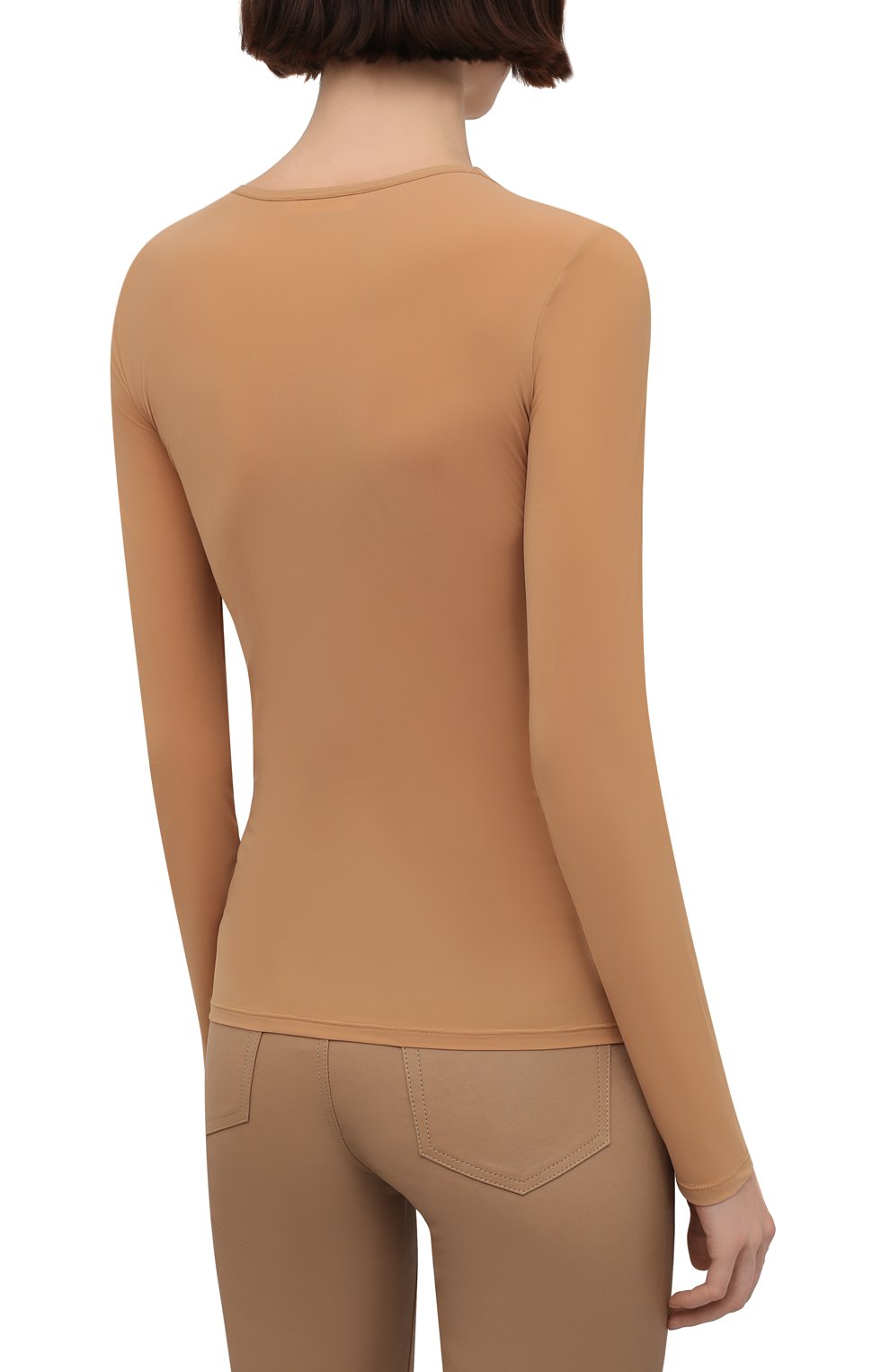Пуловер JIL SANDER бежевого цвета по цене 23650 руб., арт. JSWT705034-WT477108, фото 4 Пуловер JIL SANDER, арт. JSWT705034-WT477108, фото 4