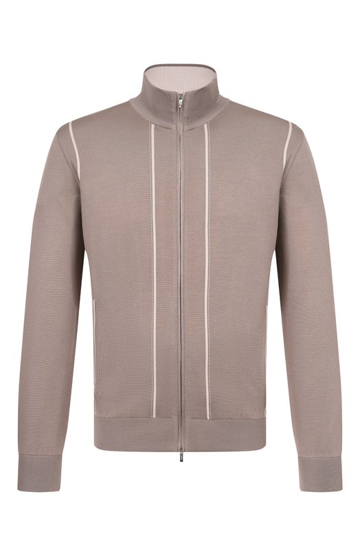 Кардиган из шелка и хлопка MVST 231M23P679680B Бежевый 231M23P679680B