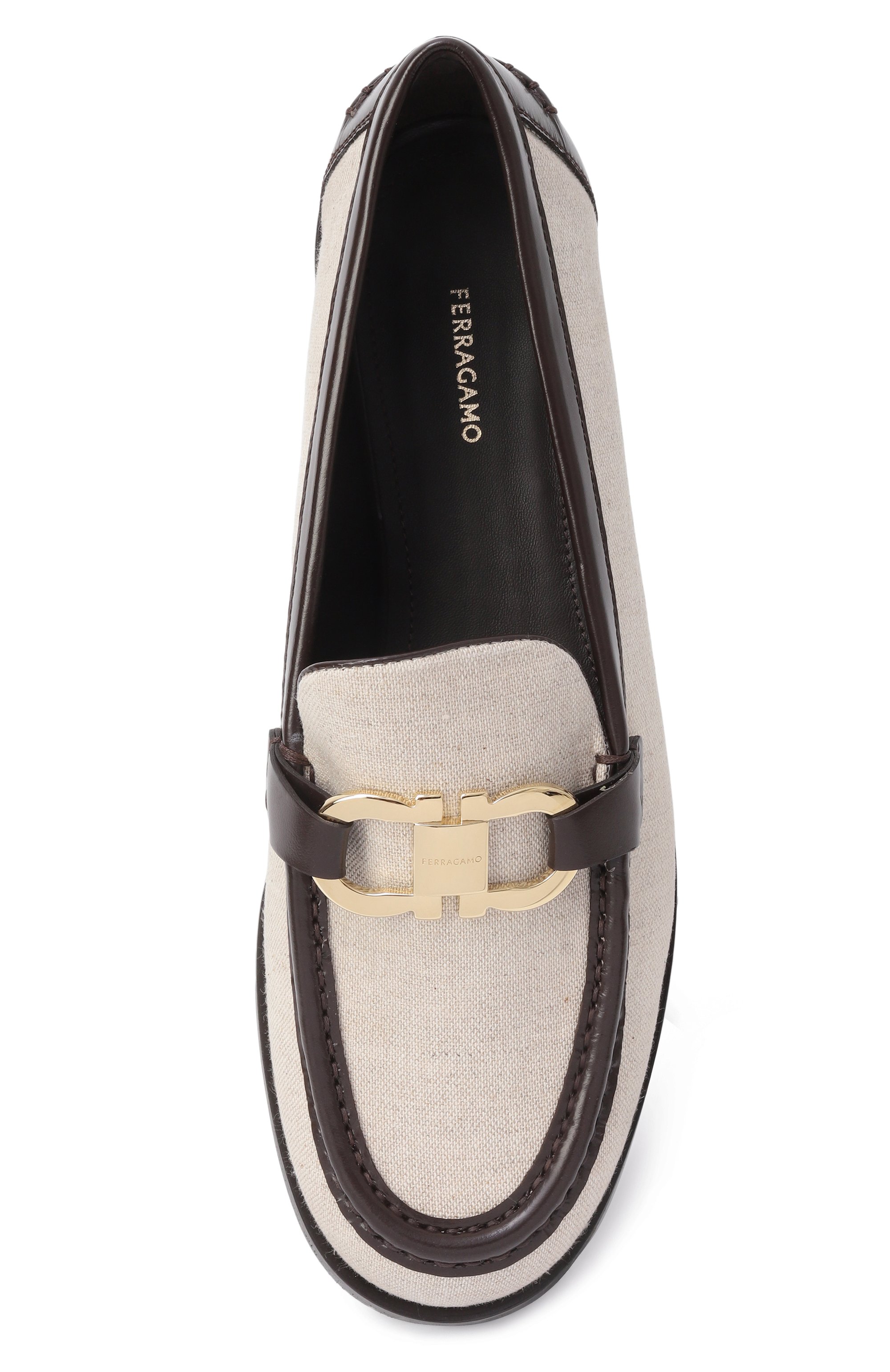 Комбинированные лоферы FERRAGAMO, арт. 01J724/780046, фото 6