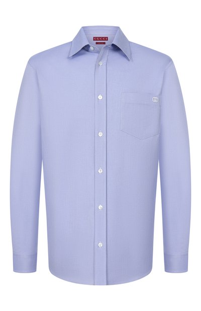 Мужская хлопковая рубашка GUCCI, арт. 852704/ZASM7