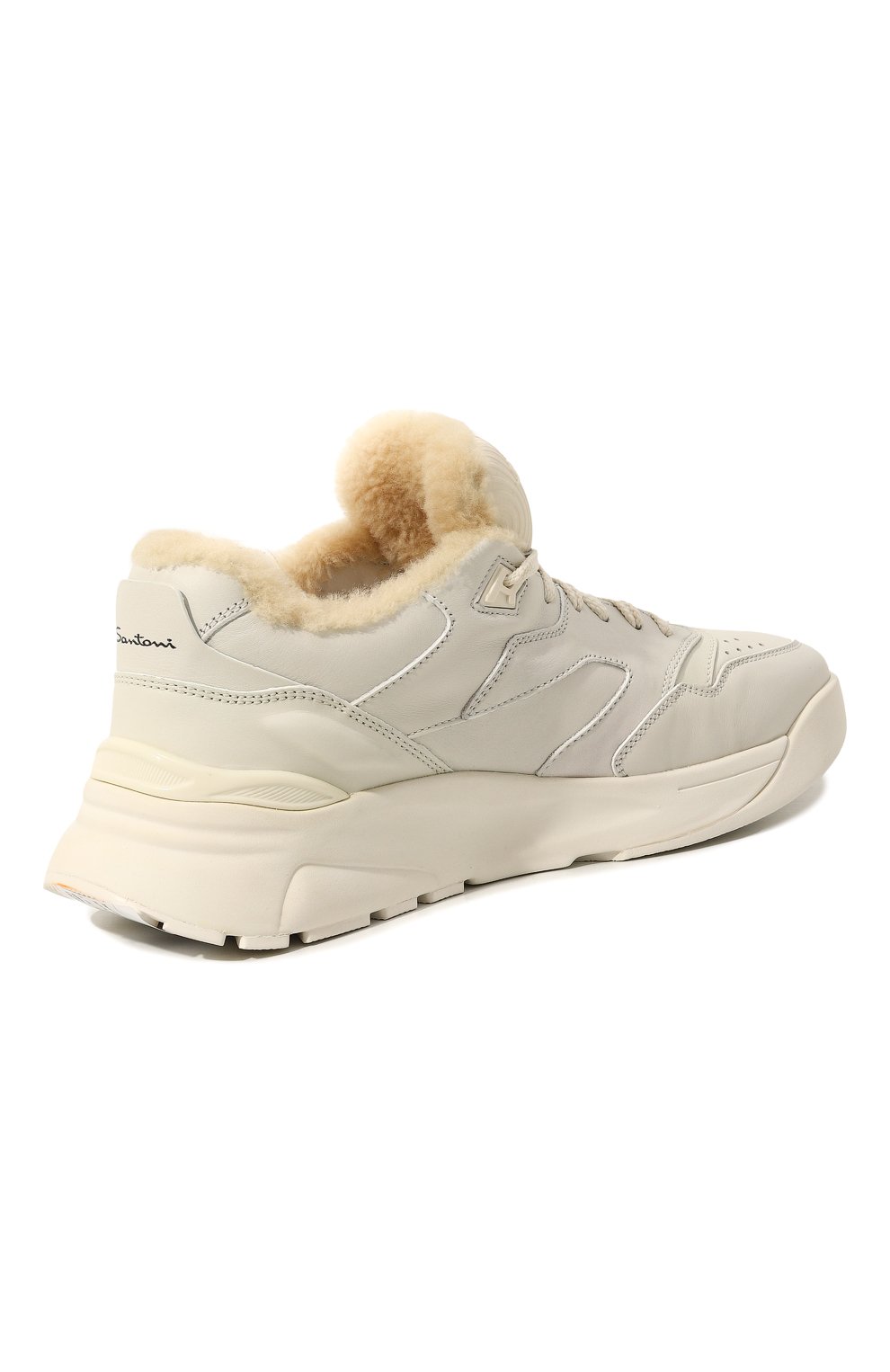 Кожаные кроссовки hy-run SANTONI, арт. MBHR21908BIBPSC0, фото 5