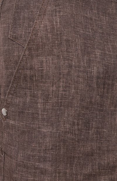 Льняные брюки ZILLI, арт. M0Z-D0180-LIN01/R001, фото 5