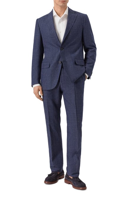 Мужской костюм изо льна и шерсти CORNELIANI, арт. 27X008/2717215_SET
