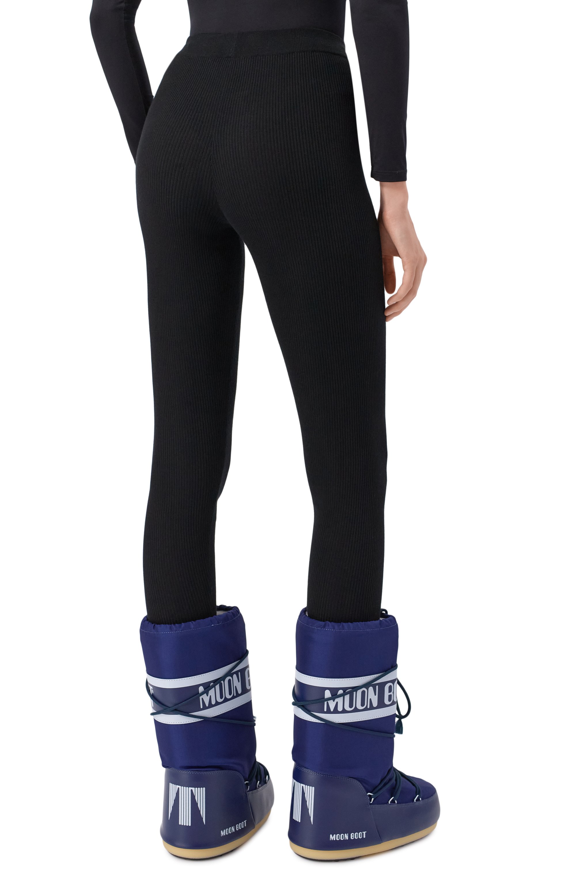 Шерстяные легинсы ADDICTED черного цвета по цене 26800 руб., арт. AD2513, фото 4 Шерстяные легинсы ADDICTED, арт. AD2513, фото 4