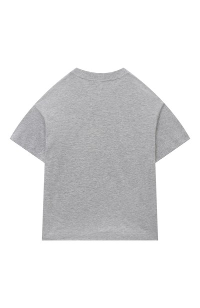 Хлопковая футболка FENDI серого цвета по цене 25750 руб., арт. JUI144/7AJ/4-6, фото 2 Хлопковая футболка FENDI, арт. JUI144/7AJ/4-6, фото 2