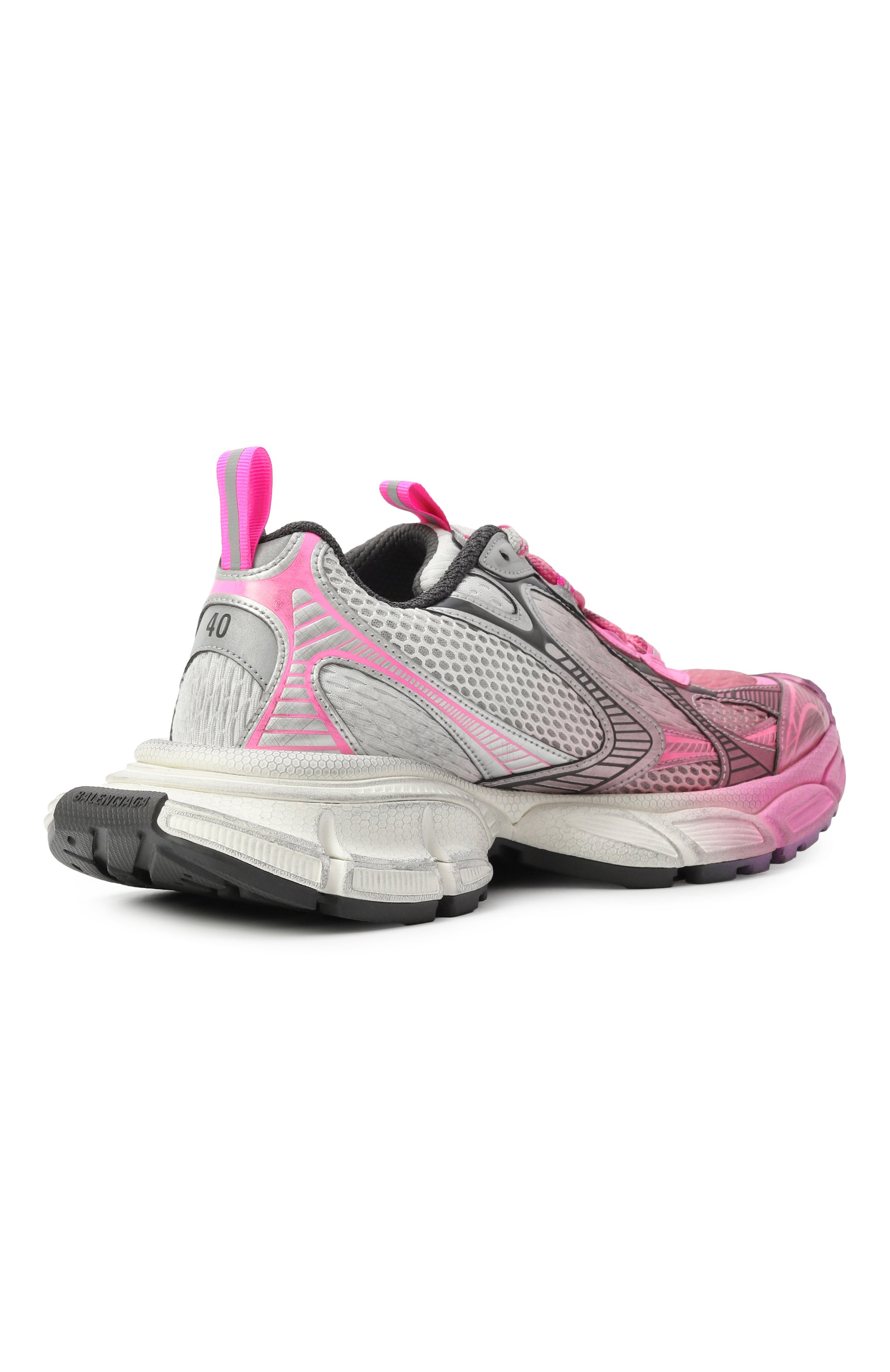 Комбинированные кроссовки 3xl toe spray BALENCIAGA, арт. 734731/W3XTS, фото 5
