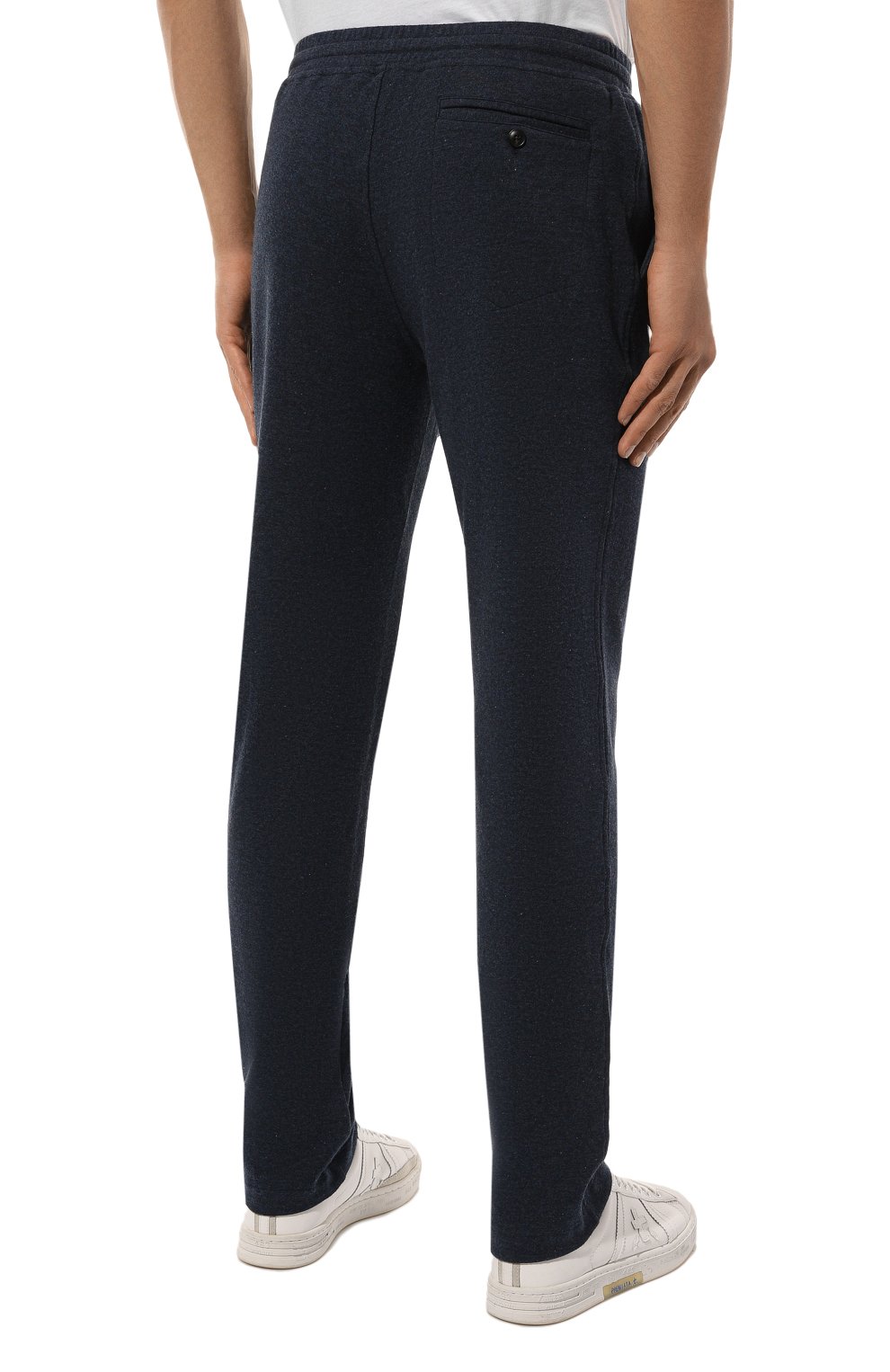 Брюки из хлопка и кашемира CAPOBIANCO, арт. 17M706.LB00., фото 4