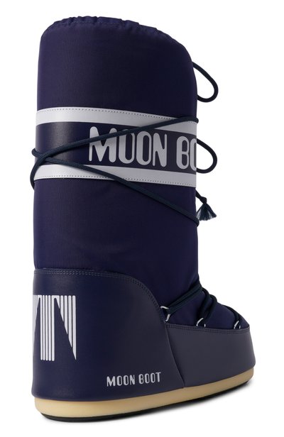 Текстильные сапоги icon MOON BOOT синего цвета по цене 24400 руб., арт. 80D1400440, фото 4 Текстильные сапоги icon MOON BOOT, арт. 80D1400440, фото 4