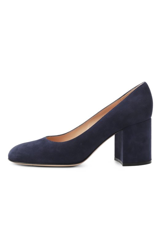 Замшевые туфли Joelle 70 Gianvito Rossi G22343.70RIC.CAMDENI Синий  G22343.70RIC.CAMDENI Фото 4