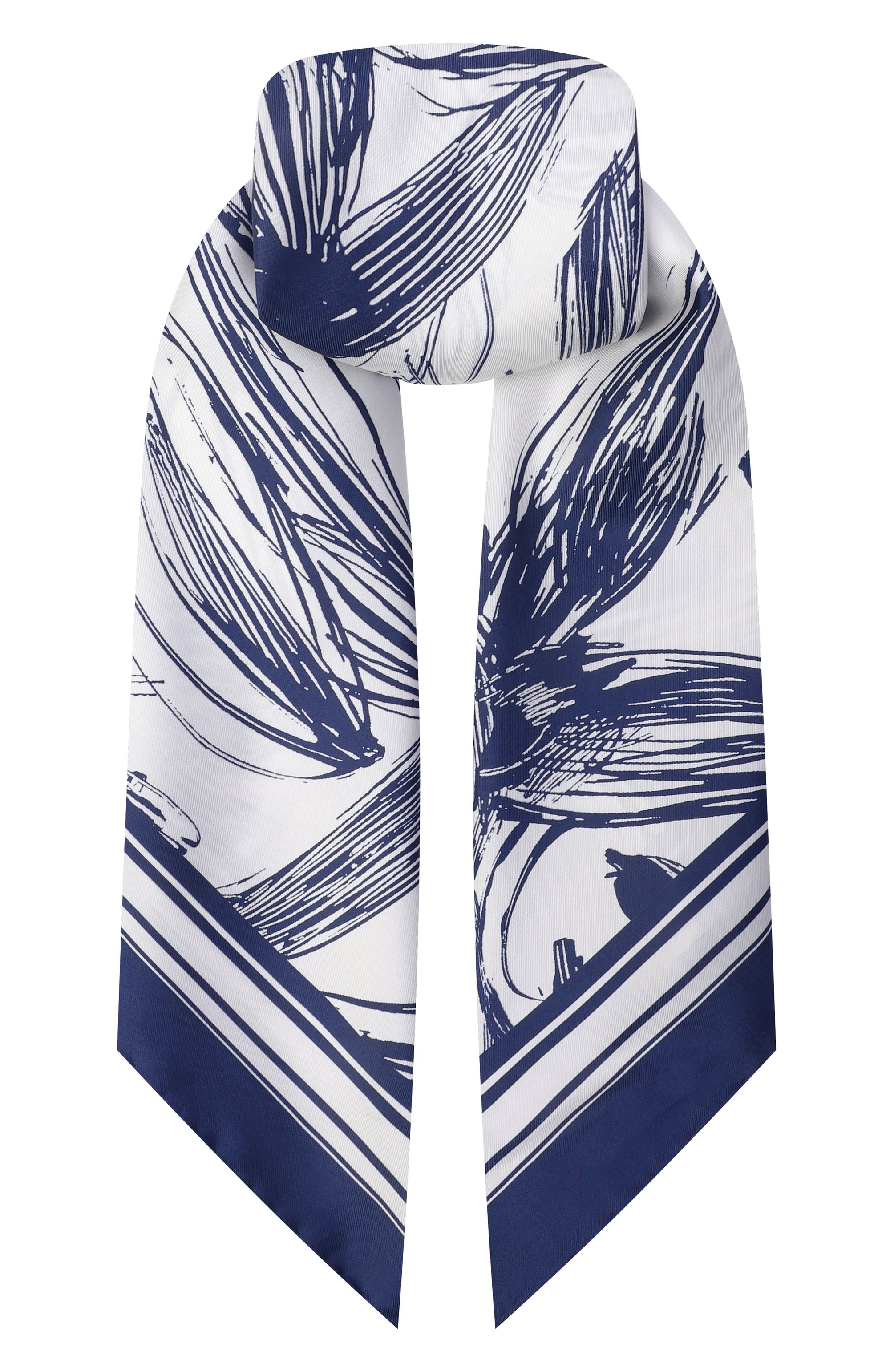 Шелковый платок KITON, арт. D53754K0953H10, фото 1