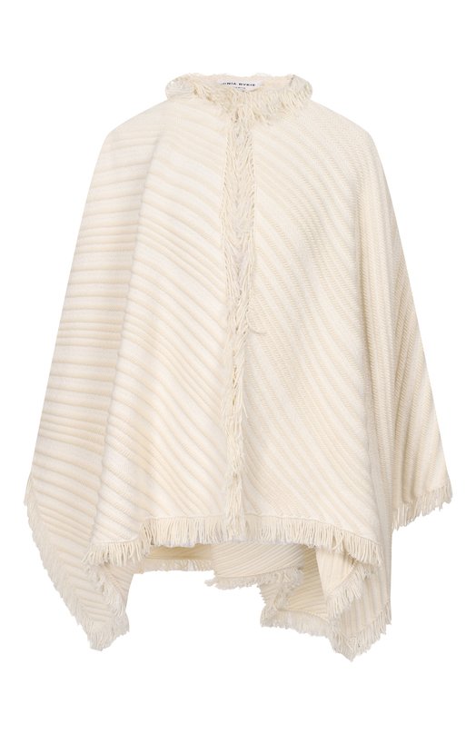 

Хлопковое пончо Sonia Rykiel, Кремовый