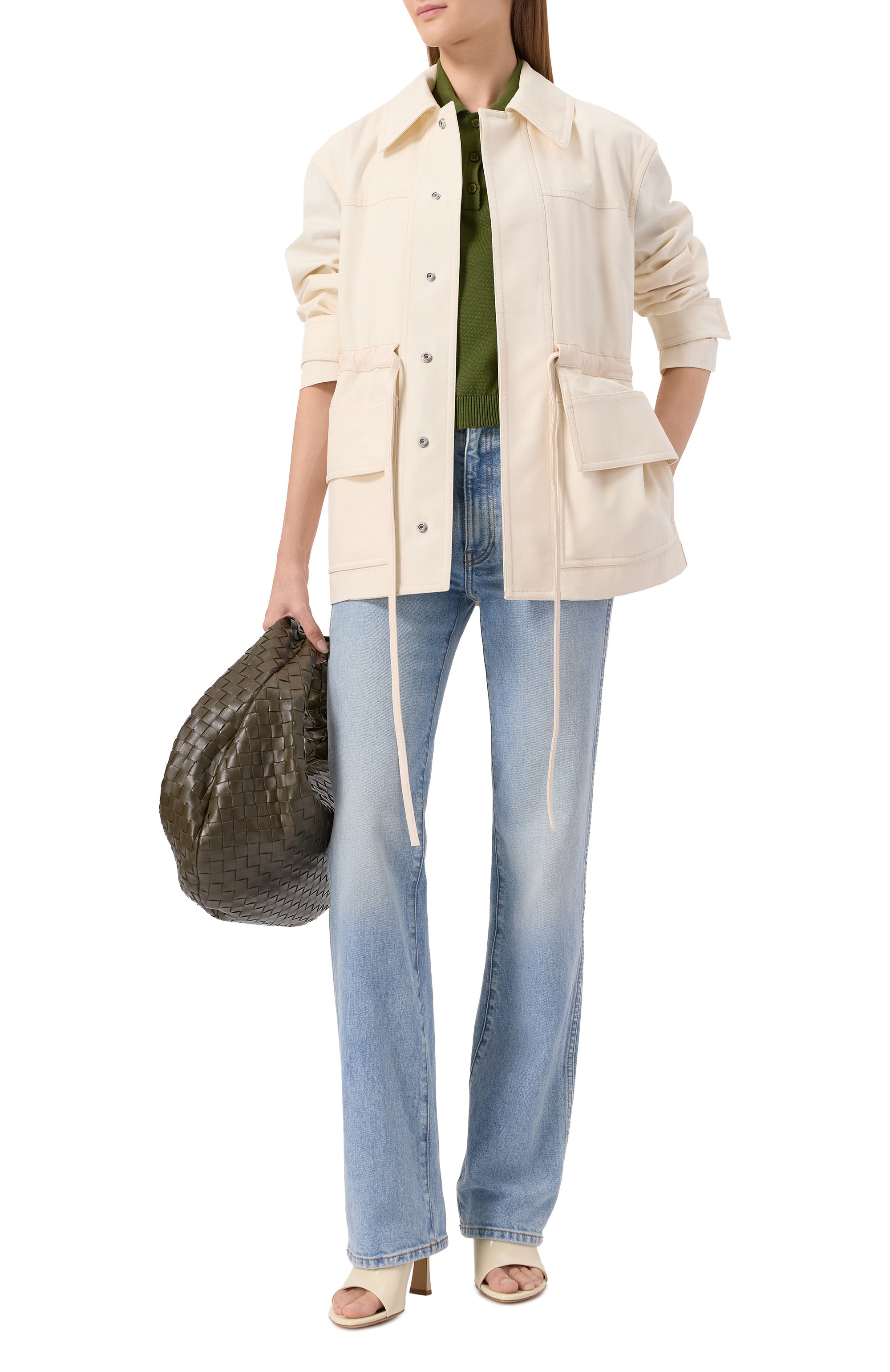 Хлопковая куртка BOTTEGA VENETA, арт. 820084/V5CV0, фото 2